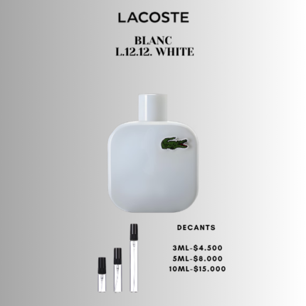 LACOSTE  BLANC L.12.12